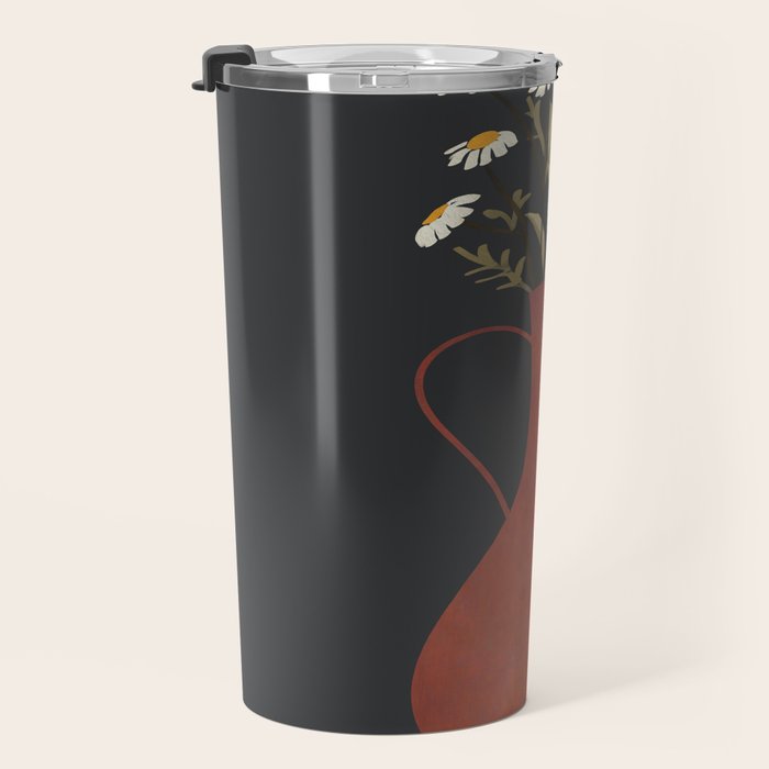 Flowers 10 Travel Mug Gallery Image 3