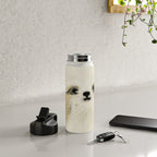 Cute dogs portrait. Wally Water Bottle Gallery Image 4