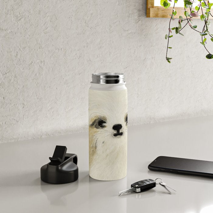 Cute dogs portrait. Wally Water Bottle Gallery Image 4
