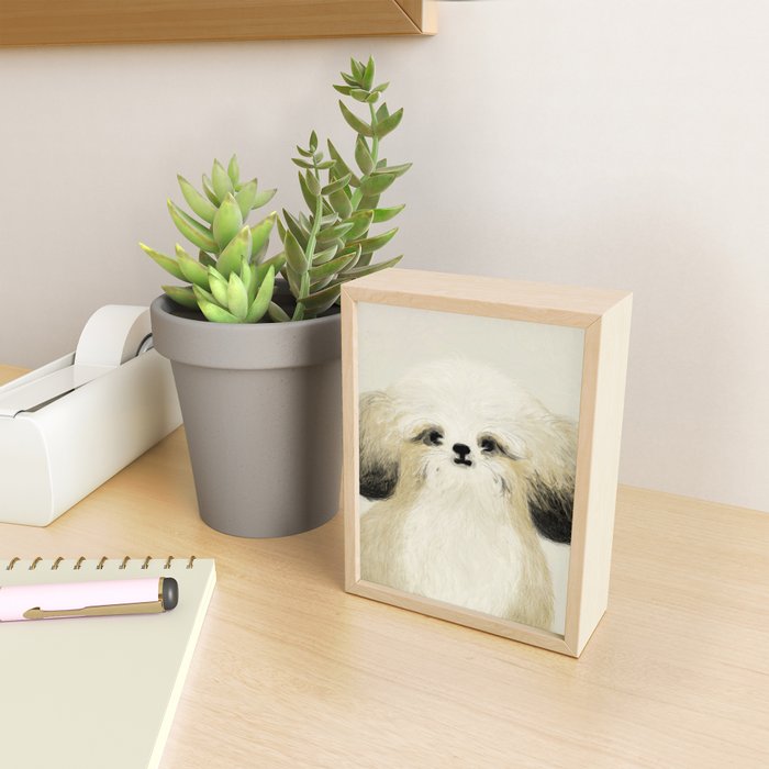 Cute dogs portrait. Wally Mini Art Print Gallery Image 2