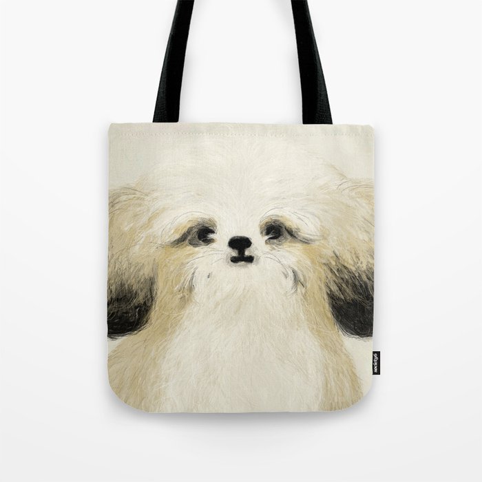 Cute dogs portrait. Wally Tote Bag Gallery Image 1