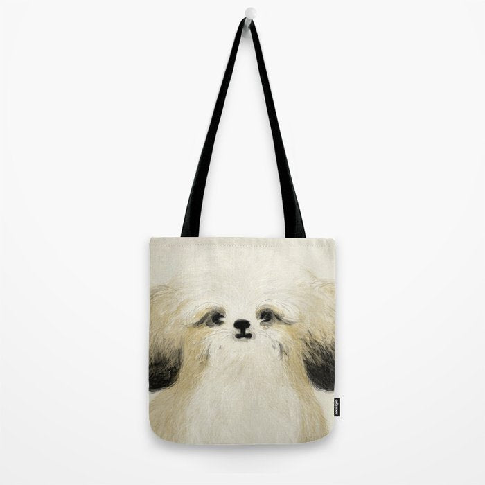 Cute dogs portrait. Wally Tote Bag Gallery Image 2