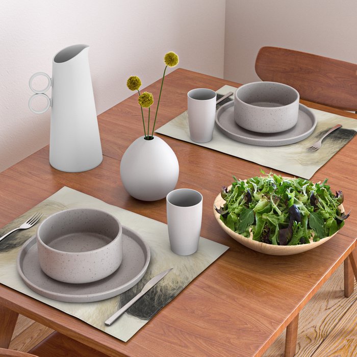 Cute dogs portrait. Wally Placemat Gallery Image 2