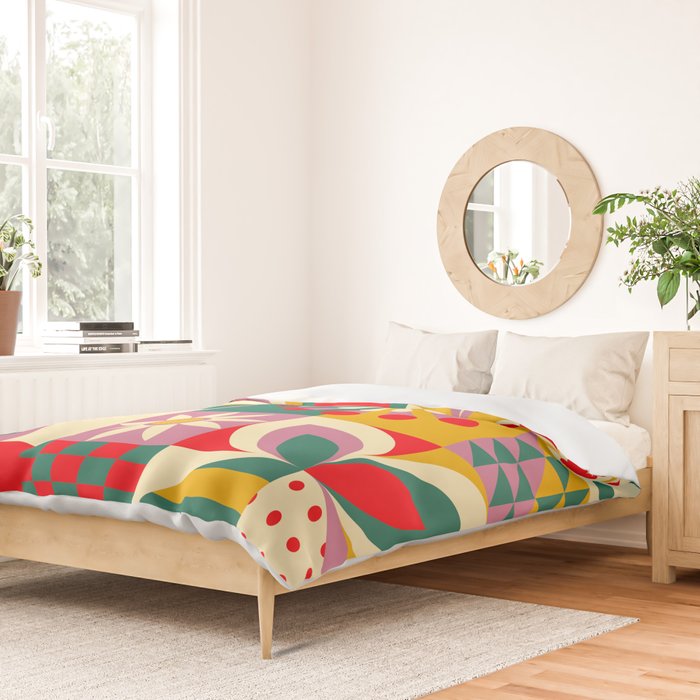 Red Flower  Duvet Cover Gallery Image 2