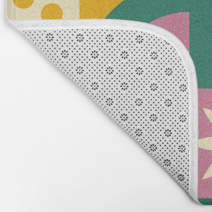 Red Flower  Bath Mat Gallery Image 2