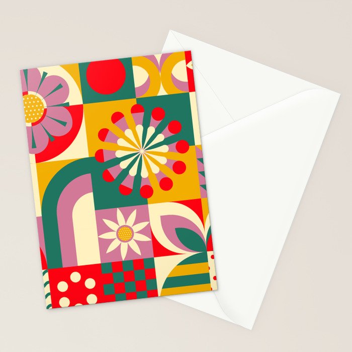 Red Flower  Stationery Card Gallery Image 2