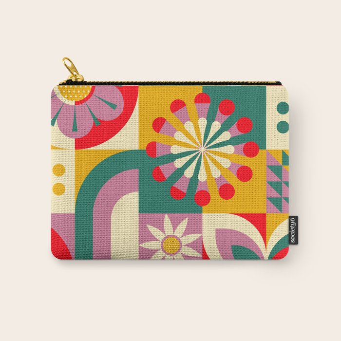 Red Flower  Carry All Pouch Gallery Image 1