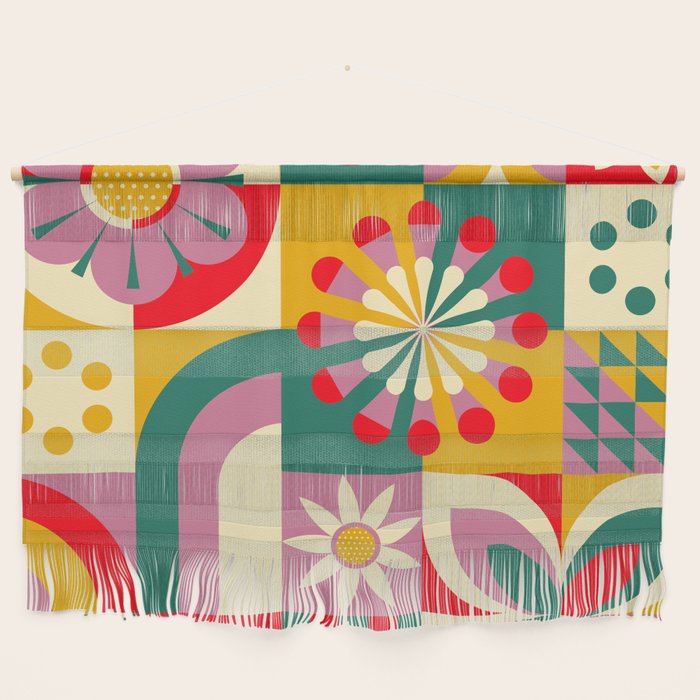Red Flower  Wall Hanging Gallery Image 1