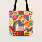 Red Flower  Tote Bag Gallery Image 1