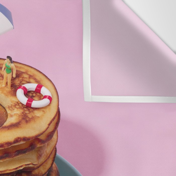 Pancakes pool Wall Tapestry Gallery Image 3