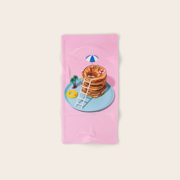 Pancakes pool Bath Towel Gallery Image 1