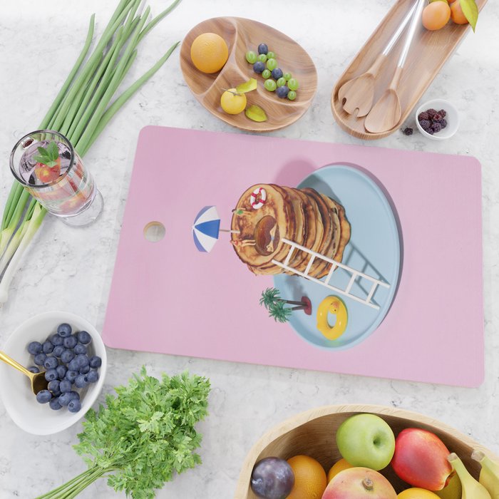Pancakes pool Cutting Board Gallery Image 2