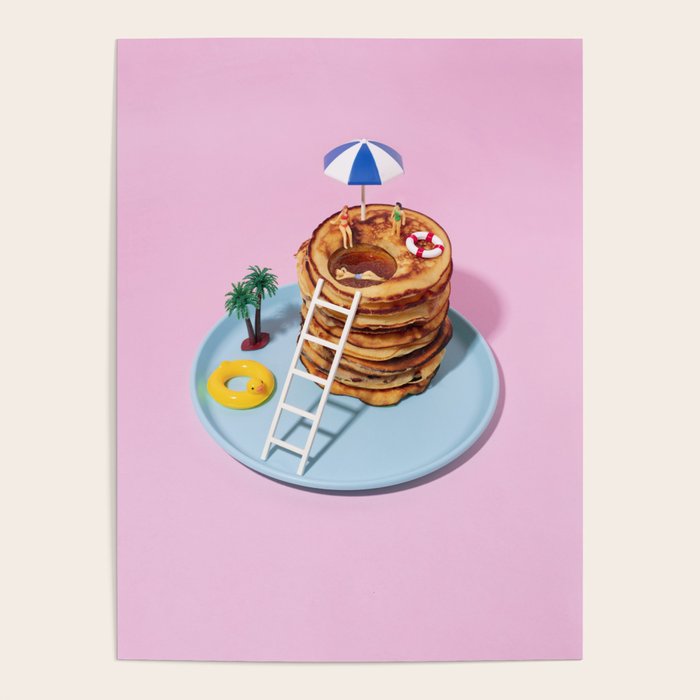 Pancakes pool Poster