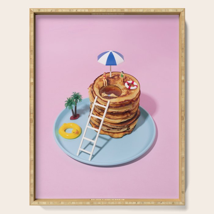 Pancakes pool Serving Tray Gallery Image 1