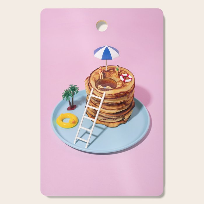 Pancakes pool Cutting Board Gallery Image 1