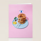 Pancakes pool Stationery Card Gallery Image 2