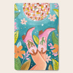 Cowboy boots and disco ball Cutting Board Gallery Image 1