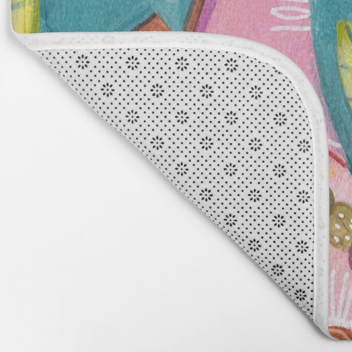 Cowboy boots and disco ball Bath Mat Gallery Image 2