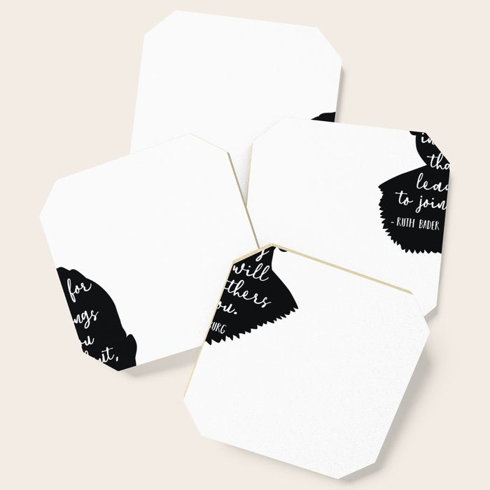 Ruth Bader Ginsburg Quote Coaster Gallery Image 1