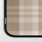 Plaid Prints, Brown and Beige Laptop Sleeve Gallery Image 3