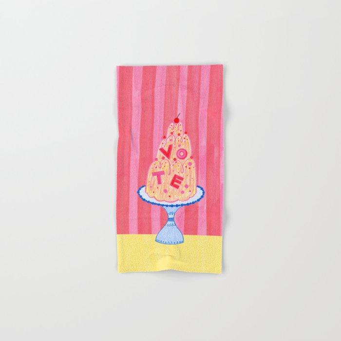 Mold the Future & Vote in Cherry Red Bath Towel Gallery Image 1