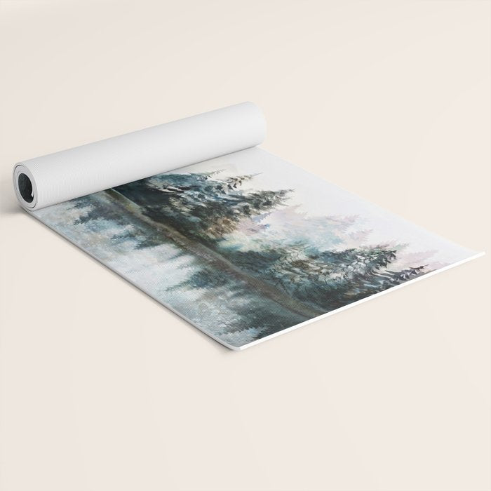 Winter Morning Yoga Mat Gallery Image 2