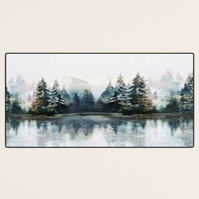 Winter Morning Desk Mat Gallery Image 3