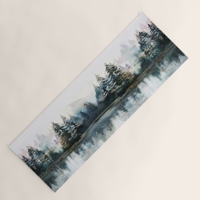 Winter Morning Yoga Mat Gallery Image 1