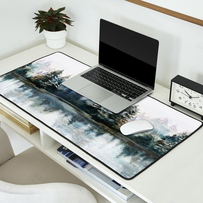 Winter Morning Desk Mat Gallery Image 2