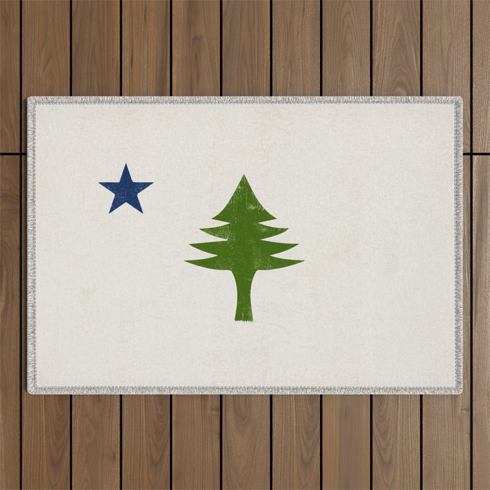 Original Maine Flag Outdoor Rug Gallery Image 1