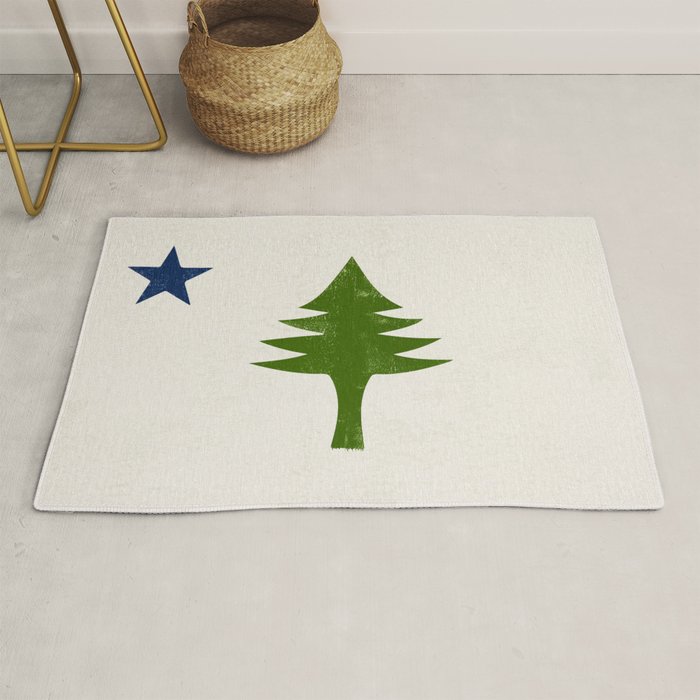 Original Maine Flag Rug Gallery Image 1
