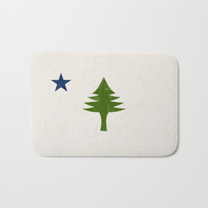 Original Maine Flag Bath Mat Gallery Image 1