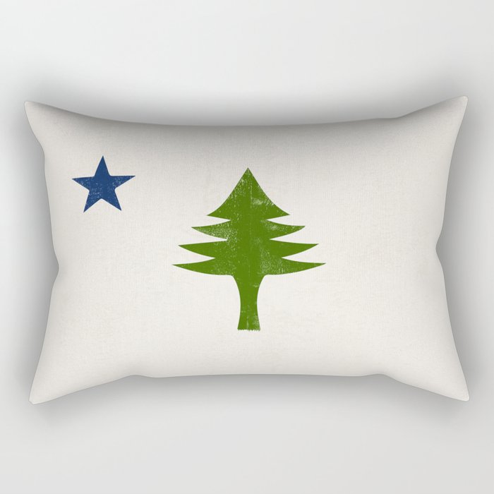 Original Maine Flag Rectangular Pillow Gallery Image 1