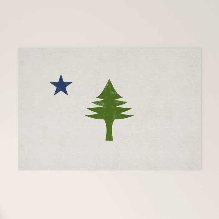 Original Maine Flag Welcome Mat Gallery Image 1