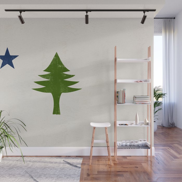 Original Maine Flag Wall Mural Gallery Image 1
