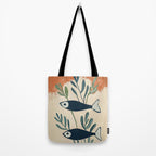 Two Swimming Fish Tote Bag Gallery Image 2