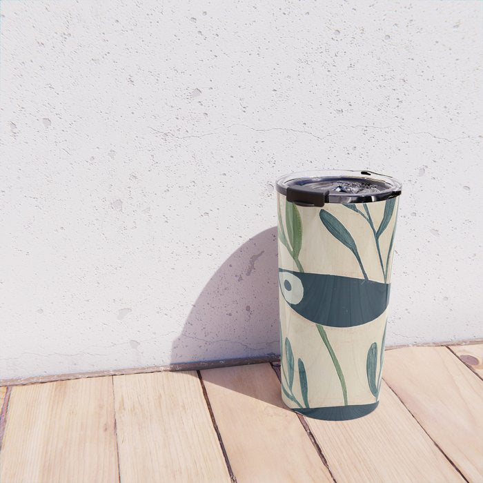 Two Swimming Fish Travel Mug Gallery Image 4