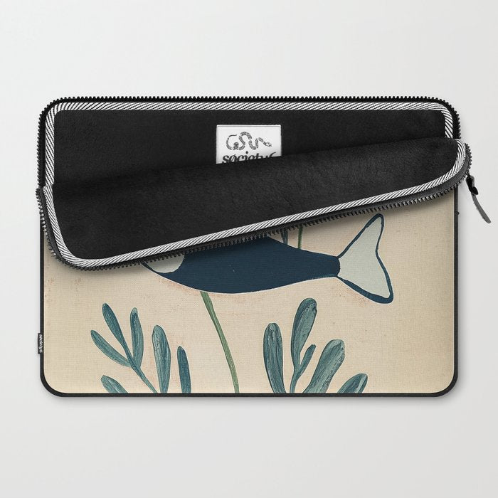 Two Swimming Fish Laptop Sleeve Gallery Image 2
