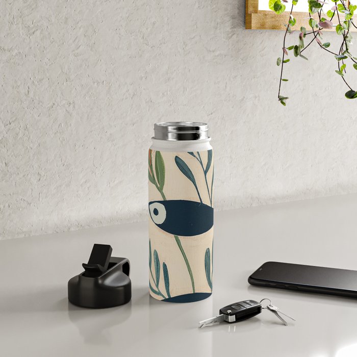 Two Swimming Fish Water Bottle Gallery Image 4