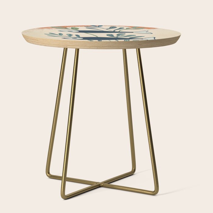 Two Swimming Fish Side Table Gallery Image 1
