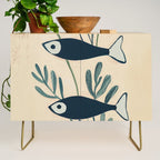 Two Swimming Fish Credenza Gallery Image 1