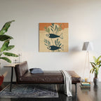 Two Swimming Fish Wood Wall Art Gallery Image 2
