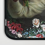 African American Masterpiece 'Young Woman with Peonies' by Frederic Bazille Laptop Sleeve Gallery Image 3