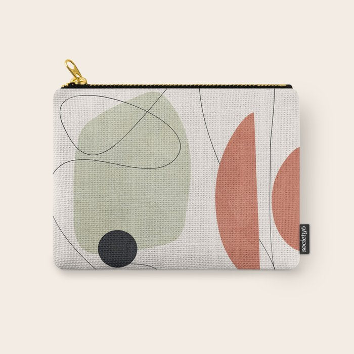 Minimal Shapes No.50 Carry All Pouch Gallery Image 1