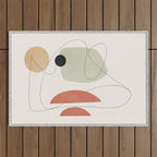 Minimal Shapes No.50 Outdoor Rug Gallery Image 1