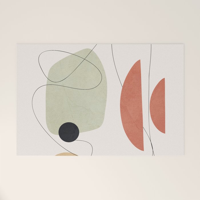 Minimal Shapes No.50 Welcome Mat Gallery Image 1