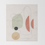 Minimal Shapes No.50 Throw Blanket Gallery Image 2