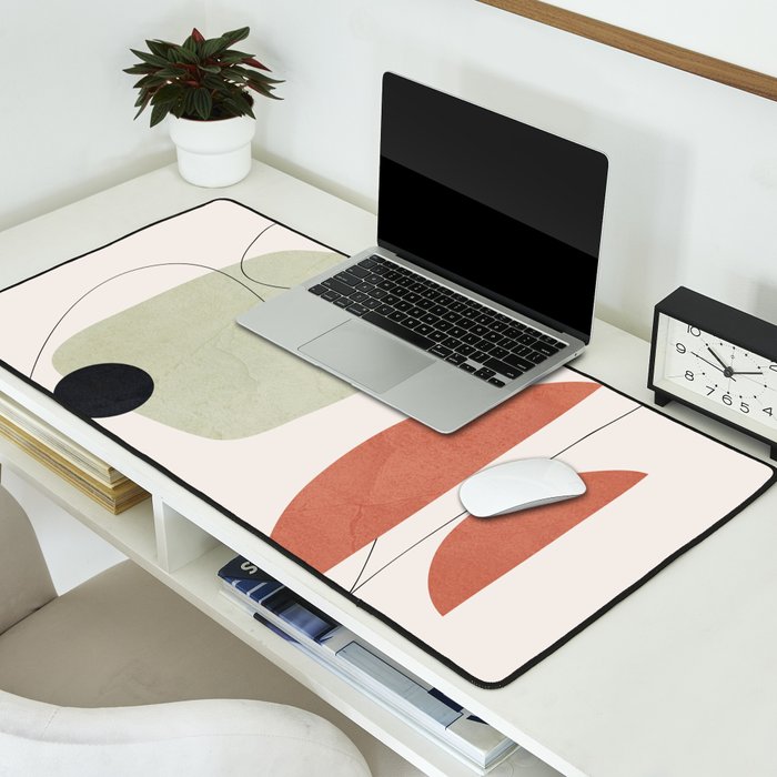 Minimal Shapes No.50 Desk Mat Gallery Image 2