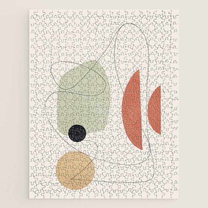 Minimal Shapes No.50 Jigsaw Puzzle Gallery Image 1