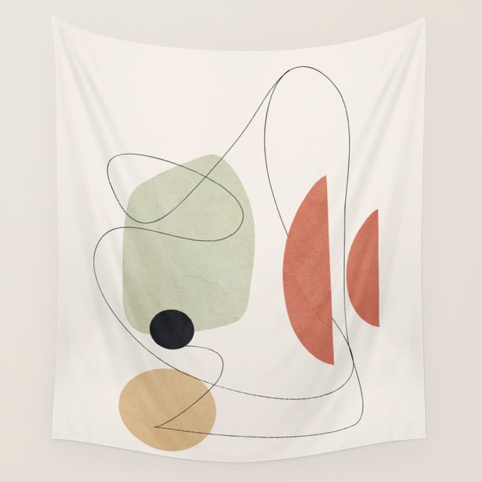 Minimal Shapes No.50 Wall Tapestry Gallery Image 4